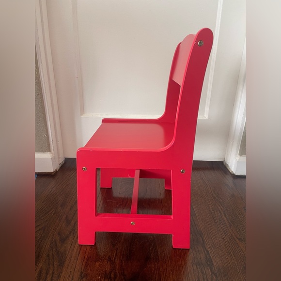 Bright Red Kids Chairs Set - Picture 5 of 5